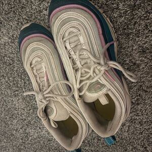 Nike Women's Athletic Shoes - White, Pink, Teal